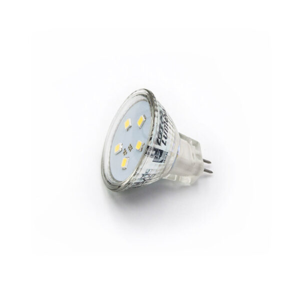 LED Λάμπα MR11 Γυάλινο 2W 12VAC/DC 105° Ψυχρό 6200Κ