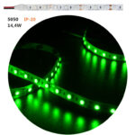 Ταινία LED 5m 12VDC 14.4W/m 5050 60LED/m Πράσινο IP20 ECO