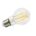 LED Λάμπα COG Αχλάδι Διάφανο Ε27 8W Ντιμαριζόμενο Θερμό 2700K