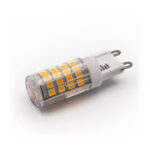 LED Λάμπα SMD Κεραμικό G9 4W 230VAC Διαφανή Ψυχρό 6200Κ