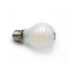 LED Λάμπα COG Αχλάδι Ματ Ε27 6W Ντιμαριζόμενη Ψυχρό 5800K