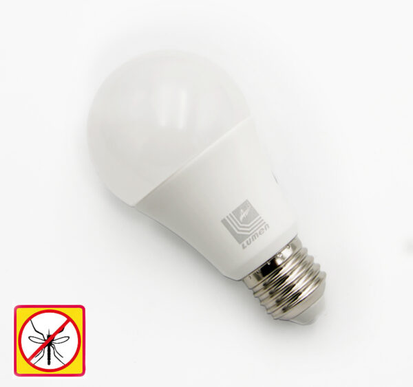 LED Λάμπα Αχλάδι Ε27 10W 230V Κίτρινο Εντομοαπωθητικο