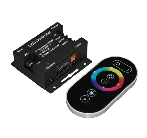Μηχανισμός Τηλ/Ριο+CONTROLLER Ντίμερ RGB 12VDC288W/24VDC576W 24A