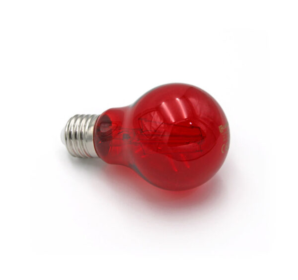 LED Λάμπα COG Αχλάδι Ε27 6W 230V Κόκκινο