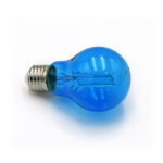 LED Λάμπα COG Αχλάδι Ε27 6W 230V Μπλε