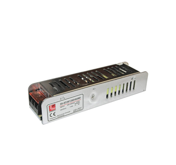 Τροφοδοτικό για Ταινίες LED 230V/12VDC 60W