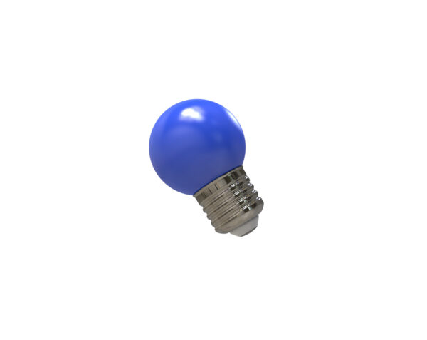 LED Λάμπα Σφαιρικό Ε27 2W 230V Μπλε