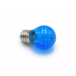 LED Λάμπα COG Σφαιρικό Ε27 2W 230V Μπλε