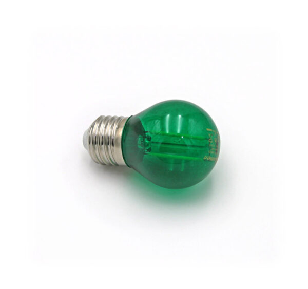 LED Λάμπα COG Σφαιρικό Ε27 2W 230V Πράσινο