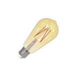 LED Λάμπα COG Αβοκαντο ST64 Ε27 6W Μελί 2200K