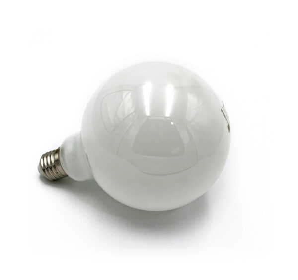 LED Λάμπα COG GLOBE Φ125 Γαλακτος Ε27 8W 230V Λευκό 4000K