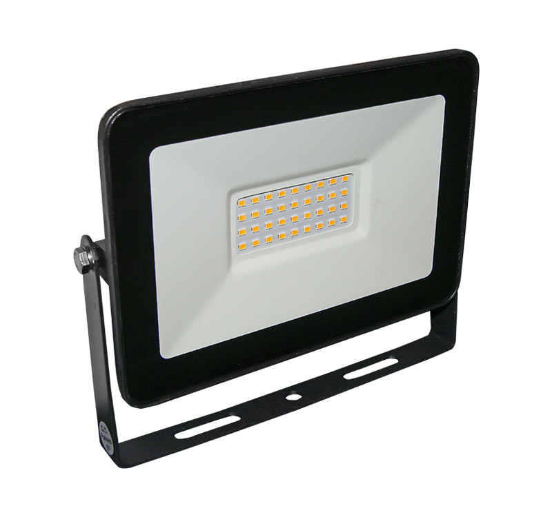 0 Προβολέας LED 30W 230V Πορτοκαλί IP65 Μαύρος - Image 1