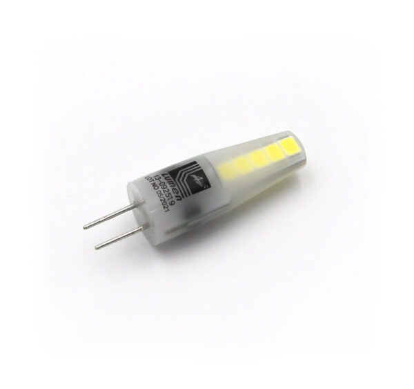 LED Λάμπα Σιλικόνης SMD G4 2.5W 12VAC/DC MAT Ντιμαριζόμενη Λευκό