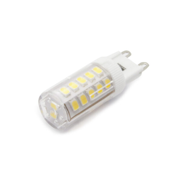 LED Λάμπα SMD Κεραμικό G9 4W 230VAC Διαφανή Λευκό 4000Κ