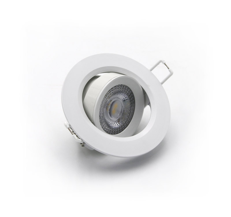 0 LED Σποτ Ψευδοροφής Κινητό Στρογγυλό 7W 3000K 38° Λευκό - Image 1