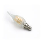 LED Λάμπα COG Κεράκι Ματ με Μύτη Ε14 6W 230V Θερμό 2700K