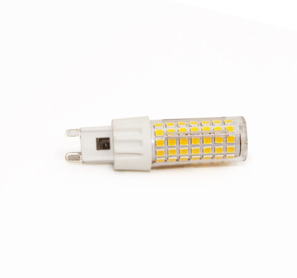 LED Λάμπα SMD Κεραμικό G9 6W 230VAC Διαφανή Θερμό 3000Κ