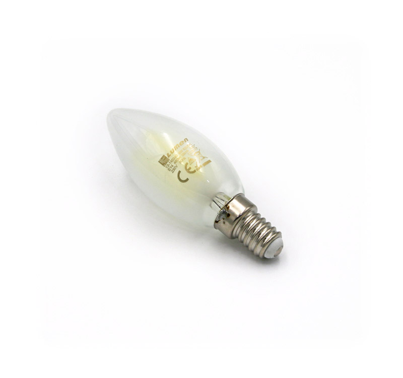 0 LED Λάμπα COG Κεράκι Ματ Ε14 6W 230V Λευκό 4000K - Image 1