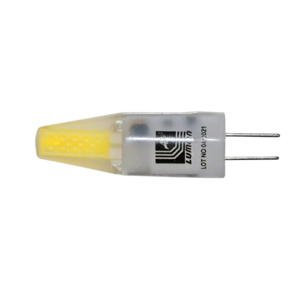 LED Λάμπα Σιλικόνης COB G4 2W 12VAC/DC MAT Λευκό 4000Κ
