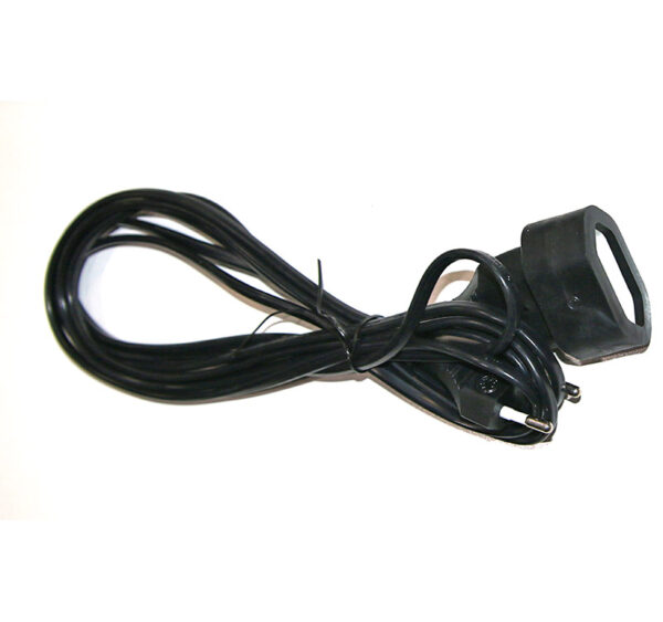 Προέκταση με Φις Διπολικο Οβάλ Καλώδιο 2x0.75mm² 3μ Μαύρη