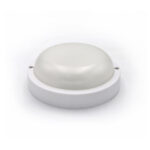 LED Πλαφονιέρα PC Στρογγυλή Φ140mm 8W 4000K IP54 ΛΕΥΚH