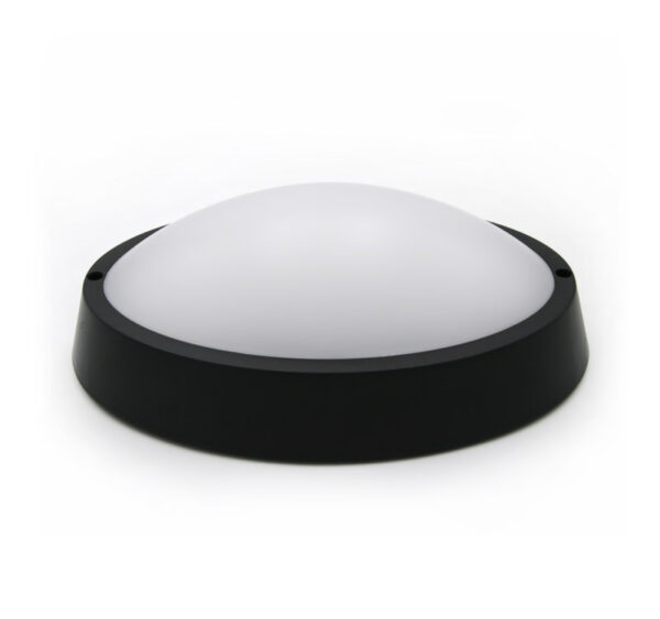 LED Απλίκα PC Ελλειψοειδης 240x163mm 15W 4000K IP65 Μαύρη