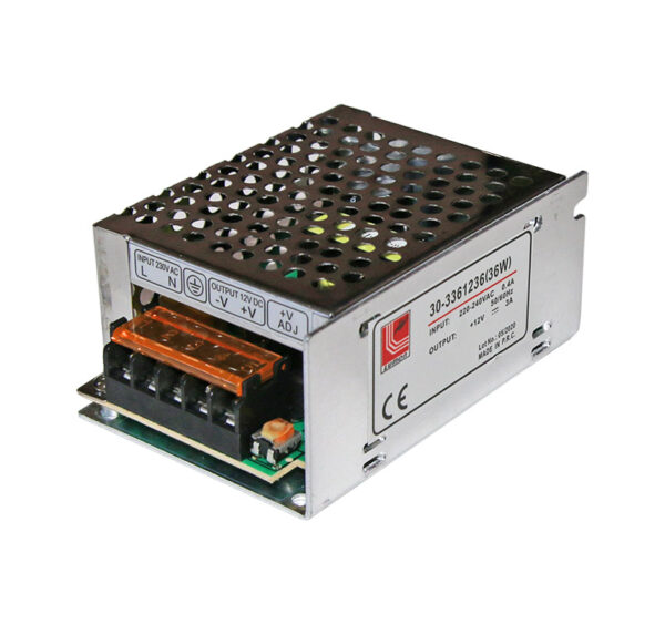 Τροφοδοτικό για Ταινίες LED 230V/12VDC 36W