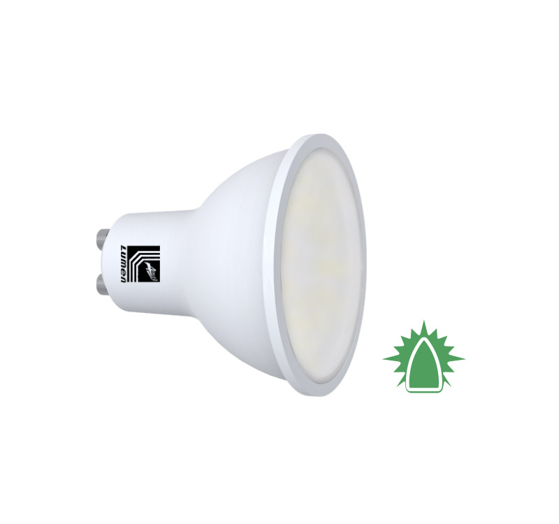 0 LED Λάμπα GU10 5W 230V 105° Πράσινο - Image 1