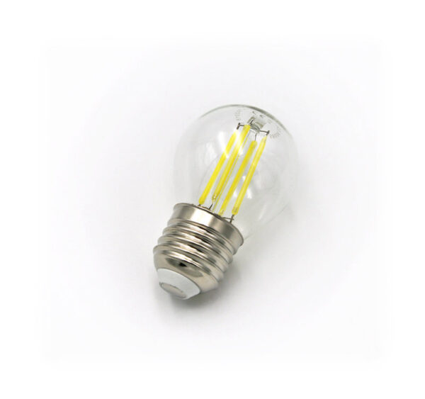 LED Λάμπα COG Σφαιρικό Διάφανο Ε27 7W 230V Ψυχρό 5800K