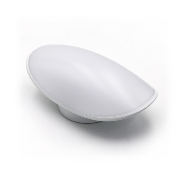 LED Απλίκα Αλουμινίου Οβάλ 8W 3000K ΙΡ54 Λευκό