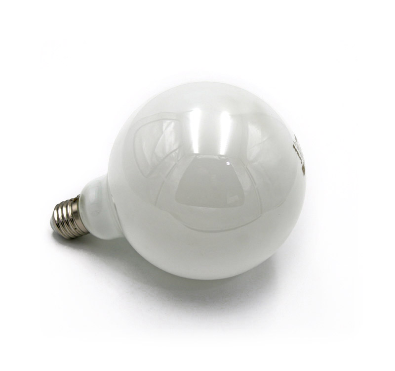 0 LED Λάμπα COG GLOBE Φ125 Γαλακτος Ε27 16W 230V Λευκό 4000K - Image 1