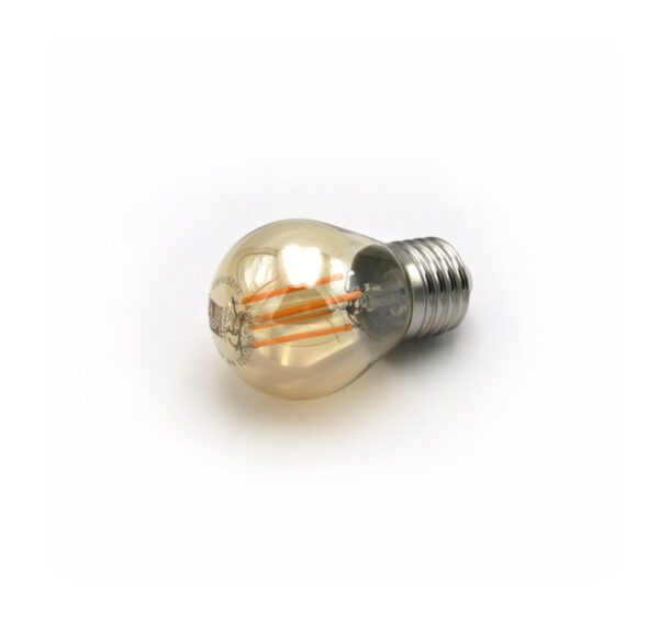 LED Λάμπα COG Σφαιρικό Ε27 4W 230V Μελί 2200K