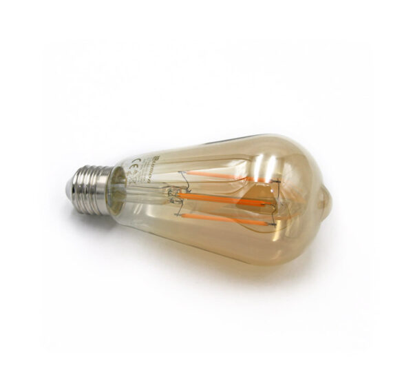 LED Λάμπα COG Αβοκαντο ST64 Ε27 8W Μελί 2200K