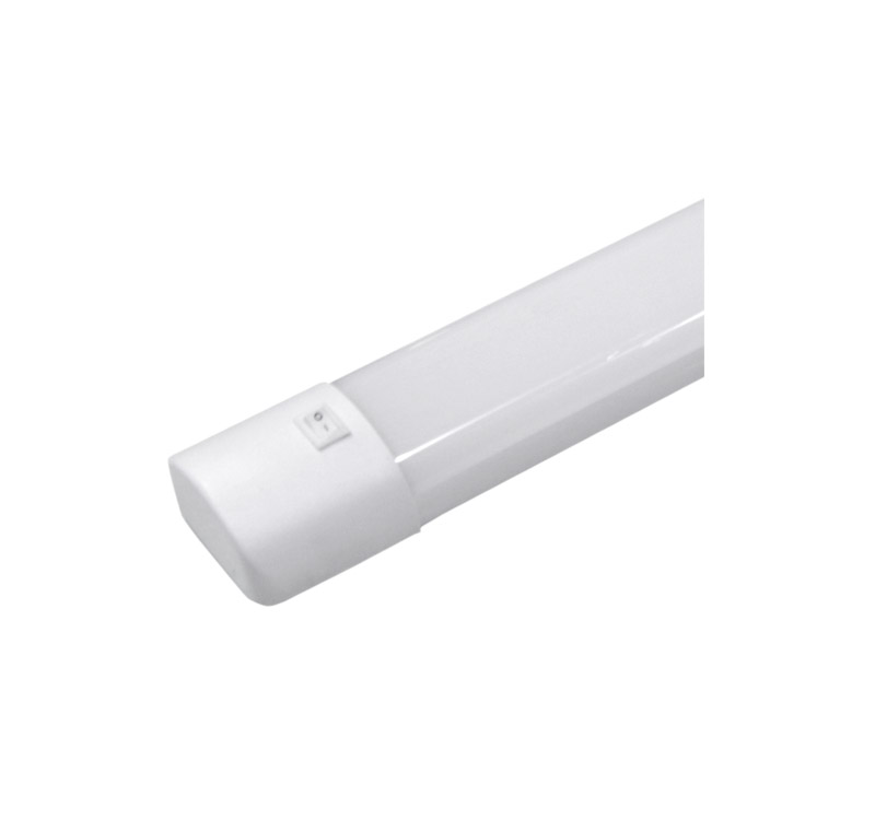 0 LED Φωτ.Κουζίνας/Λουτρού PC με Διακόπτη 60cm 18W ΙΡ40 6000K Λευκό - Image 1