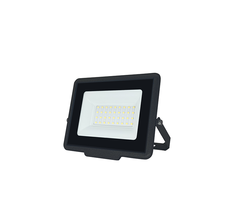 0 Προβολέας LED 30W 230V 4000K IP65 Μαύρος - Image 1