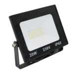 Προβολέας LED 20W 230V 6200K IP65 Μαύρος