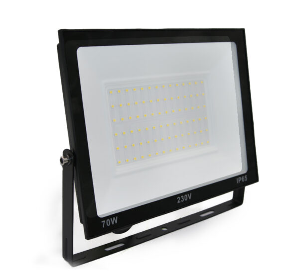 Προβολέας LED 70W 230V 6200K IP65 Μαύρος