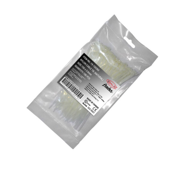 Δεματικά Νάυλον 150 x 3.6 mm ΛΕΥΚA