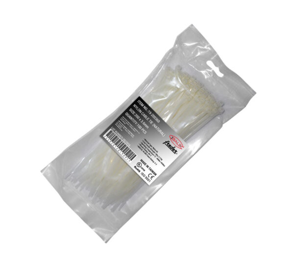 Δεματικά Νάυλον 200 x 3.6 mm ΛΕΥΚA