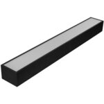Φωτιστικό LED Αλουμινίου Γραμμικό 18W 230V 4000K 60cm Μαύρο