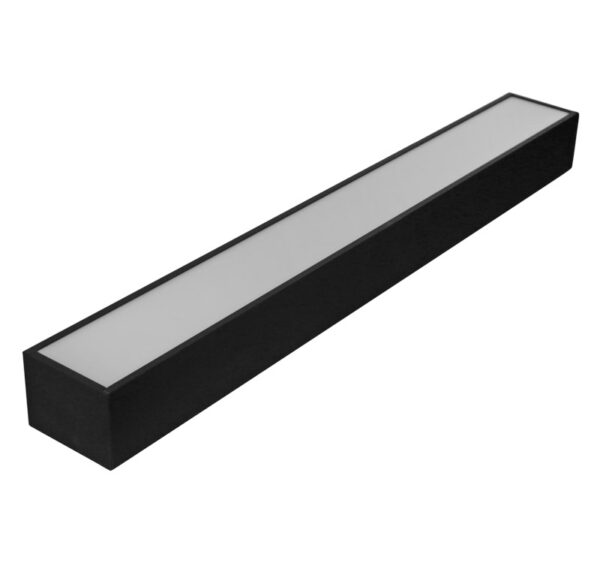 Φωτιστικό LED Αλουμινίου Γραμμικό 18W 230V 4000K 60cm Μαύρο