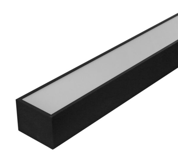 Φωτιστικό LED Αλουμινίου Γραμμικό 50W 230V 4000K 150cm Μαύρο