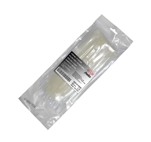 Δεματικά Νάυλον 250 x 3.6 mm ΛΕΥΚA