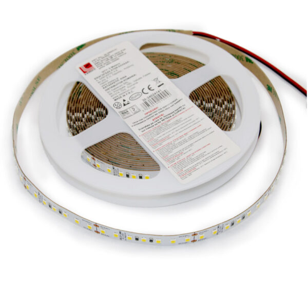 Ταινία LED 5m 24VDC 14.4W/m 2835 140LED/m Λευκό 4000K IP20