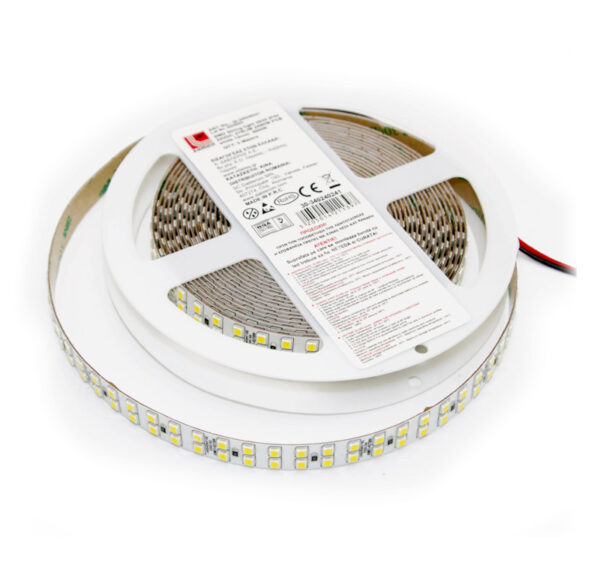 Ταινία LED 5m 24VDC 24W/m 2835 252LED/m 2835 ΛΕΥΚO IP54