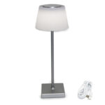 LED Πορτατίφ PC ΕΠΑΝΑΦΟΡΤΙΖΟΜΕΝΟ CCT 4W USB 5VDC DIMMABLE Ασημί