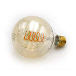 LED Λάμπα COG SPIRAL GLOBE Φ95 Ε27 6W Ντιμαριζόμενη Μελί 1800Κ