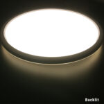 LED Πλαφονιέρα PC BACKLIT 420mm 24W 4000K IP54 Λευκή