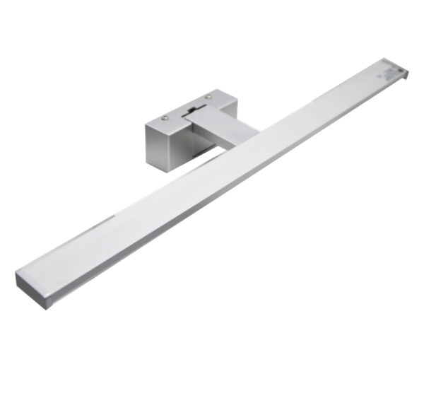 LED Φωτ.Λουτρού Αλουμινίου&PC 15W 4000K Χρώμιο 80cm IP44 με Βάση