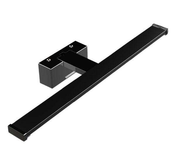 LED Φωτ.Λουτρού Αλουμινίου & PC 15W 4000K Μαύρο 80cm IP44 με Βάση